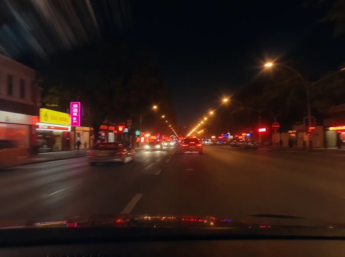 City Night View Enhancement Before